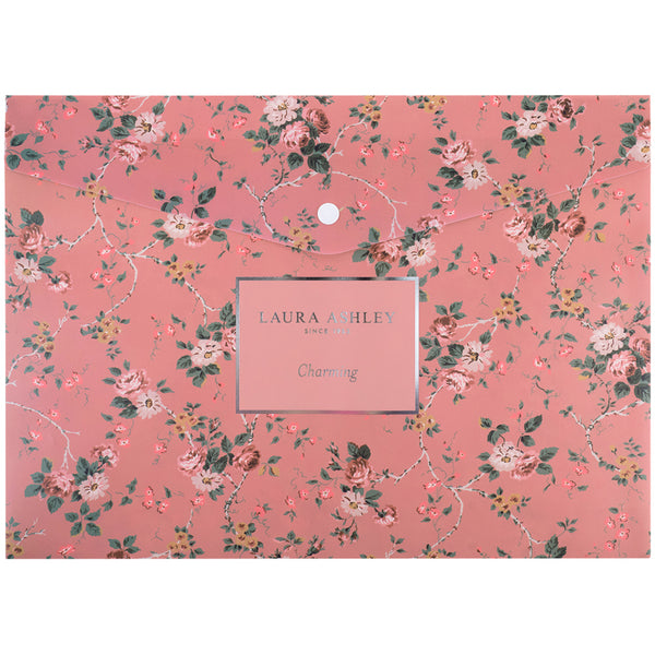 Папка на кнопке Axent Laura Ashley, Charming 1495-30-A, А4+