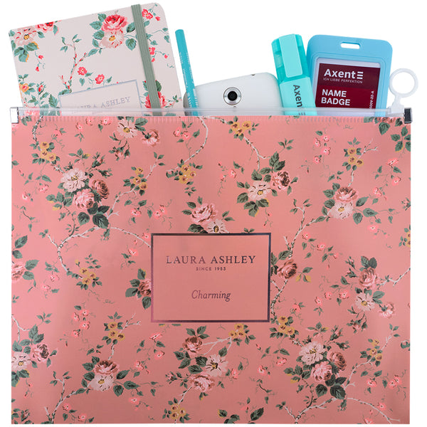 Папка на молнии zip-lock Axent Laura Ashley, Charming 1497-30-A, А4+