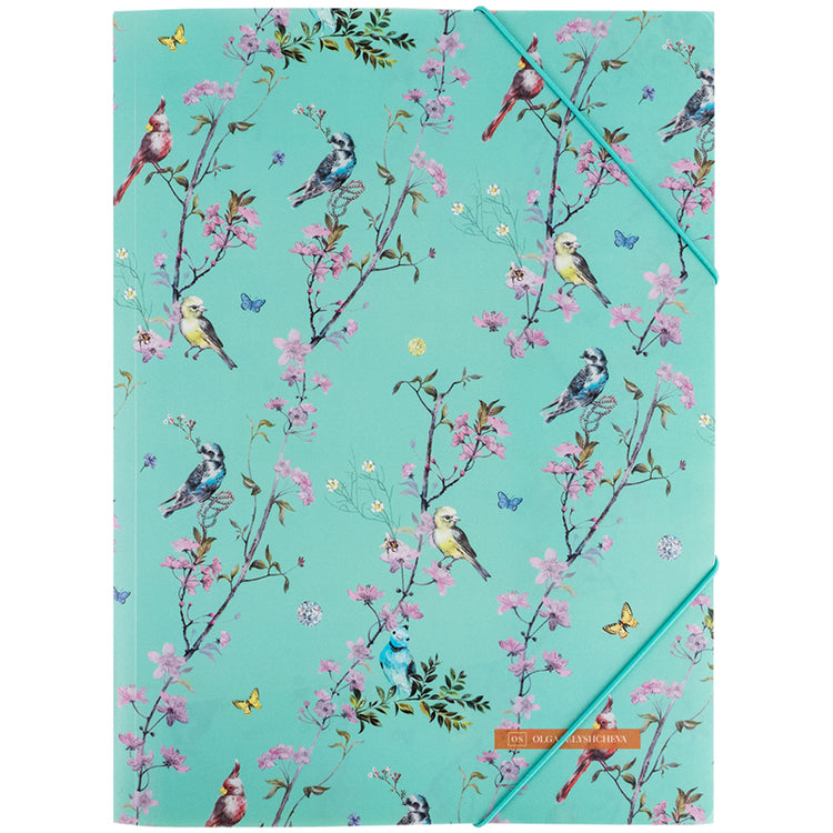 Папка пластикова А4+ Axent 1509-33-OS Spring на резинці