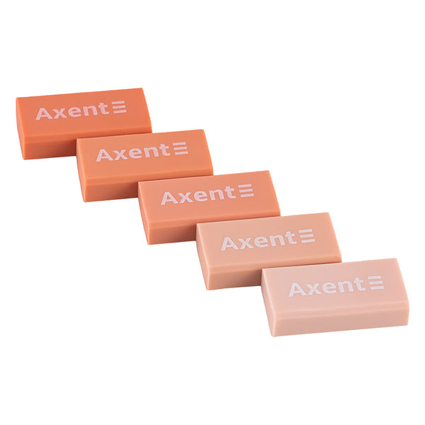 Набор ластиков Axent Gradient 1199-A в пластиковом боксе, ассорти, 5 шт.