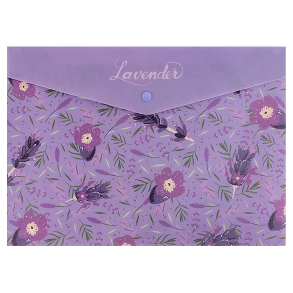 Папка на кнопке Axent Lavender-1 1495-36-A, А4