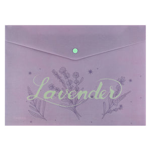 Папка на кнопке Axent Lavender-2 1495-37-A, А4