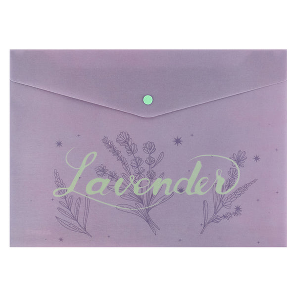 Папка на кнопке Axent Lavender-2 1495-37-A, А4