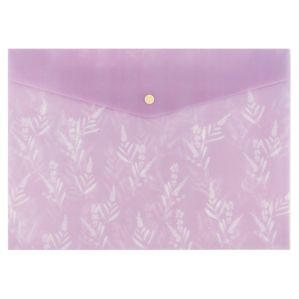 Папка на кнопке Axent Lavender-3 1495-38-A, А4