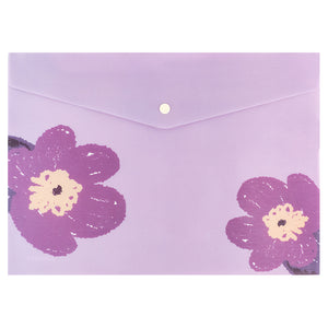 Папка на кнопке Axent Lavender-4 1495-39-A, А4