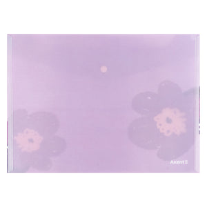 Папка на кнопке Axent Lavender-4 1495-39-A, А4
