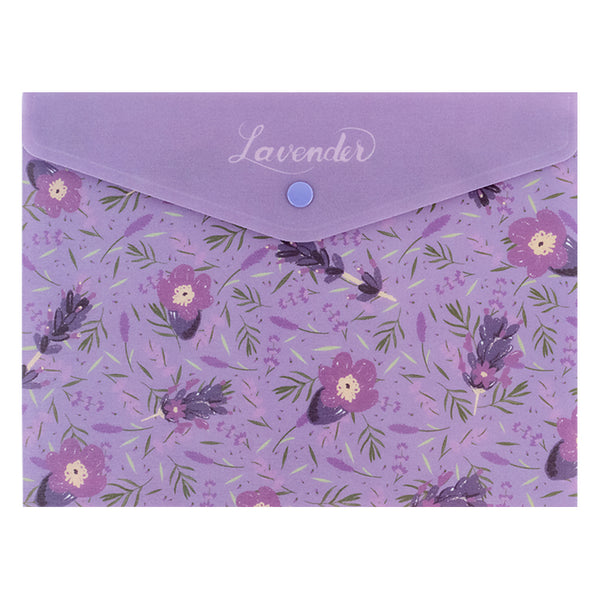 Папка на кнопке Axent Lavender-1 1496-36-A, А5+