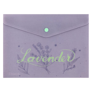 Папка на кнопке Axent Lavender-2 1496-37-A, А5+