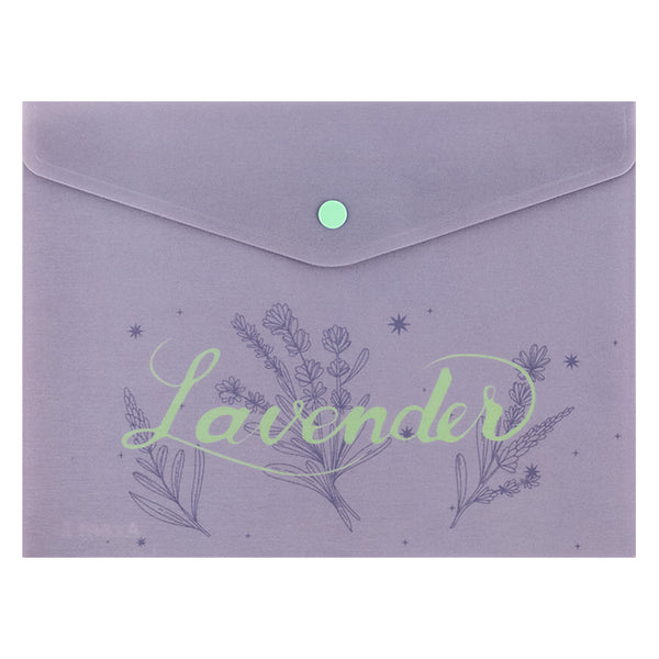 Папка на кнопке Axent Lavender-2 1496-37-A, А5+