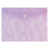 Папка на кнопке Axent Lavender-3 1496-38-A, А5+