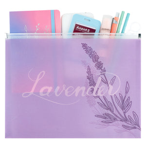 Папка на молнии zip-lock Axent Lavender-1 1497-36-A, А4+