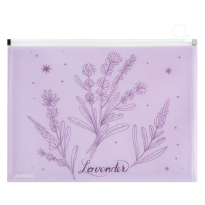 Папка на молнии zip-lock Axent Lavender-2 1497-37-A, А4+