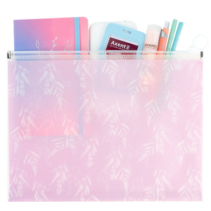 Папка на молнии zip-lock Axent Lavender-3 1497-38-A, А4+