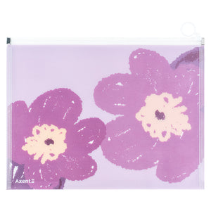 Папка на молнии zip-lock Axent Lavender-4 1497-39-A, А4+