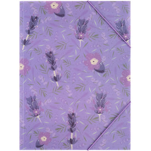 Папка на резинках Axent Lavender-4 1509-39-A, А4+