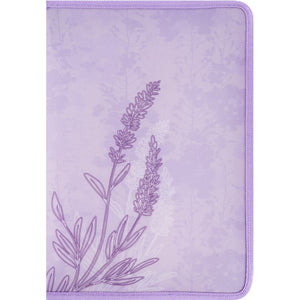 Папка объемная на молнии Axent Lavender-2 1804-37-A, А4+