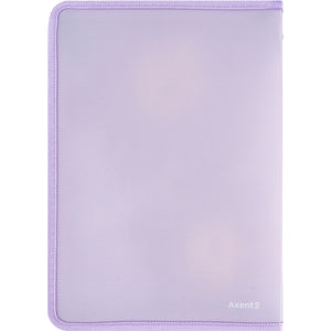 Папка объемная на молнии Axent Lavender-3 1804-38-A, А4+