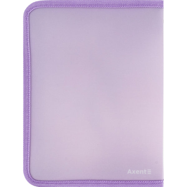 Папка объемная на молнии Axent Lavender-2 1805-37-A, А5+
