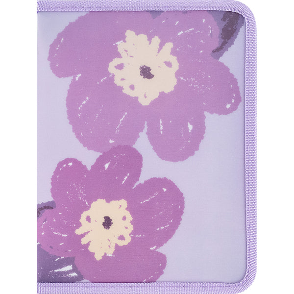 Папка объемная на молнии Axent Lavender-3 1805-38-A, А5+