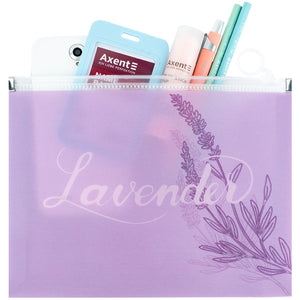 Папка на молнии zip-lock Axent Lavender-1 1498-36-A, А5+