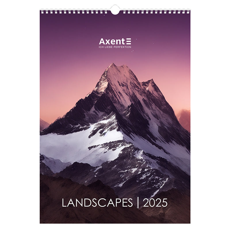 Календарь настенный 2025 Axent Landscapes 8804-25-1-A, А3