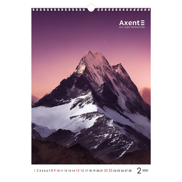 Календарь настенный 2025 Axent Landscapes 8804-25-1-A, А3