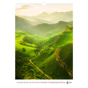 Календарь настенный 2025 Axent Landscapes 8804-25-1-A, А3