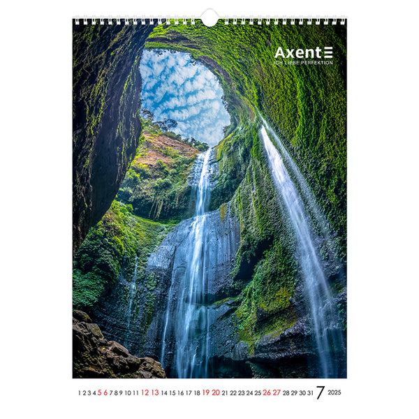 Календарь настенный 2025 Axent Landscapes 8804-25-1-A, А3