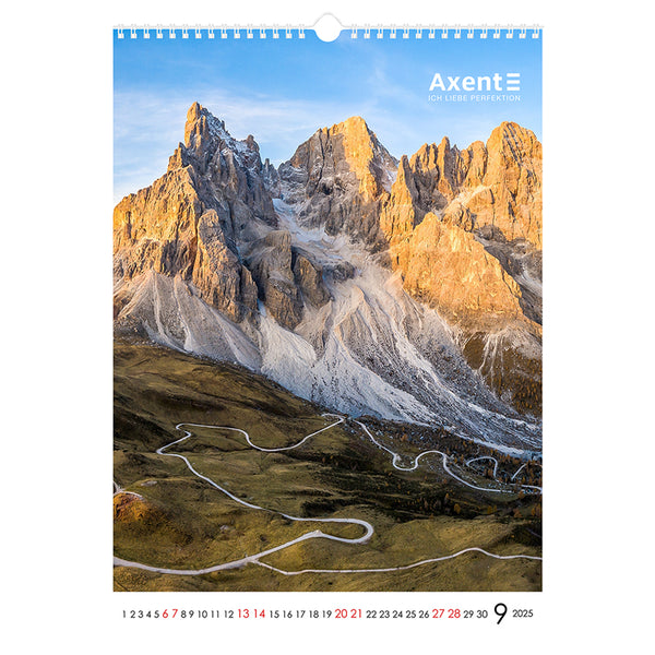 Календарь настенный 2025 Axent Landscapes 8804-25-1-A, А3