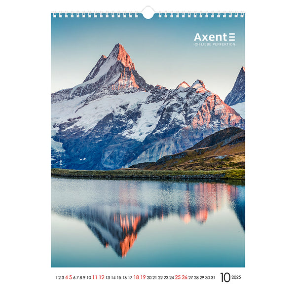 Календарь настенный 2025 Axent Landscapes 8804-25-1-A, А3