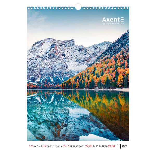 Календарь настенный 2025 Axent Landscapes 8804-25-1-A, А3