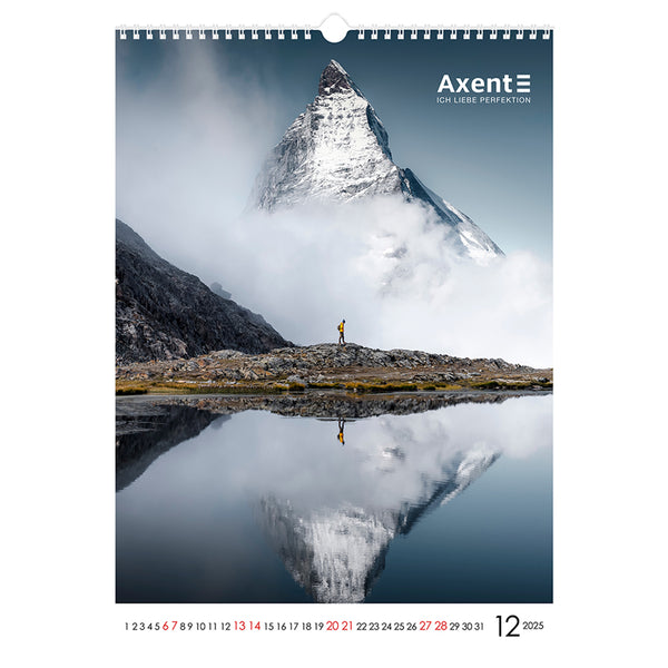 Календарь настенный 2025 Axent Landscapes 8804-25-1-A, А3