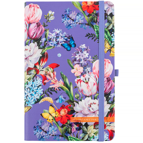 Книга записная Partner Olga Selyshcheva, Secret Garden 8621-2-A-OS, 125x195 мм, 96 листов, клетка
