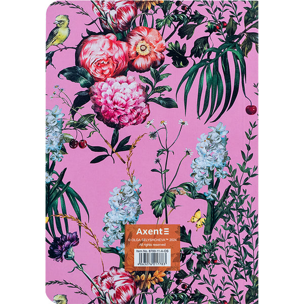 Книга записная Axent Summer Time 8700-11-A-OS, A5, 80 листов, клетка