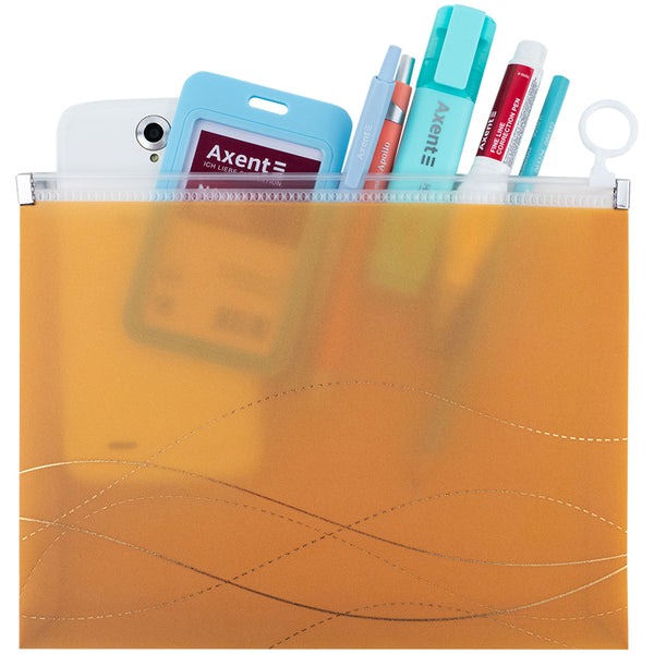 Папка на блискавці zip-lock Axent Waves-1 1498-40-A, А5