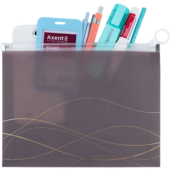 Папка на блискавці zip-lock Axent Waves-4 1498-43-A, А5
