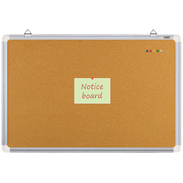 Доска пробковая Axent 9623-A, 90х120 см, алюминиевая рамка