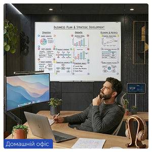 Доска сухостираемая магнитная Axent 9613-A, 90х120 см, алюминиевая рамка