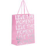 Пакет бумажный подарочный Axent Live the moment 8501-29-A, 18х24 см