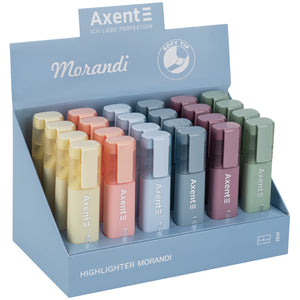 Маркер Axent Highlighter 2537-50-A, 1-5 мм, клиновидный, ассорти, morandi