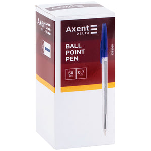 Ручка шариковая Axent Delta DB 2065, 0.7 мм, синяя