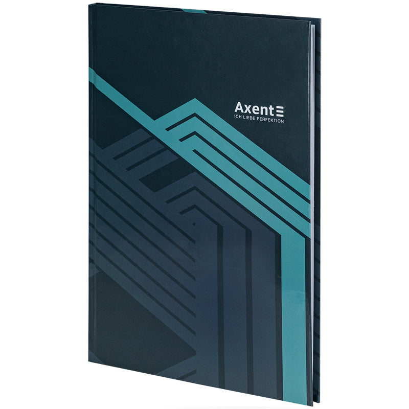 Книга записная Axent Lines 8422-580-A, А4, 96 листов, клетка, серая