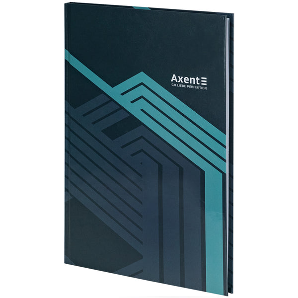 Книга записная Axent Lines 8422-580-A, А4, 96 листов, клетка, серая