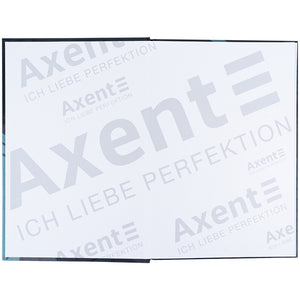 Книга записная Axent Lines 8422-580-A, А4, 96 листов, клетка, серая