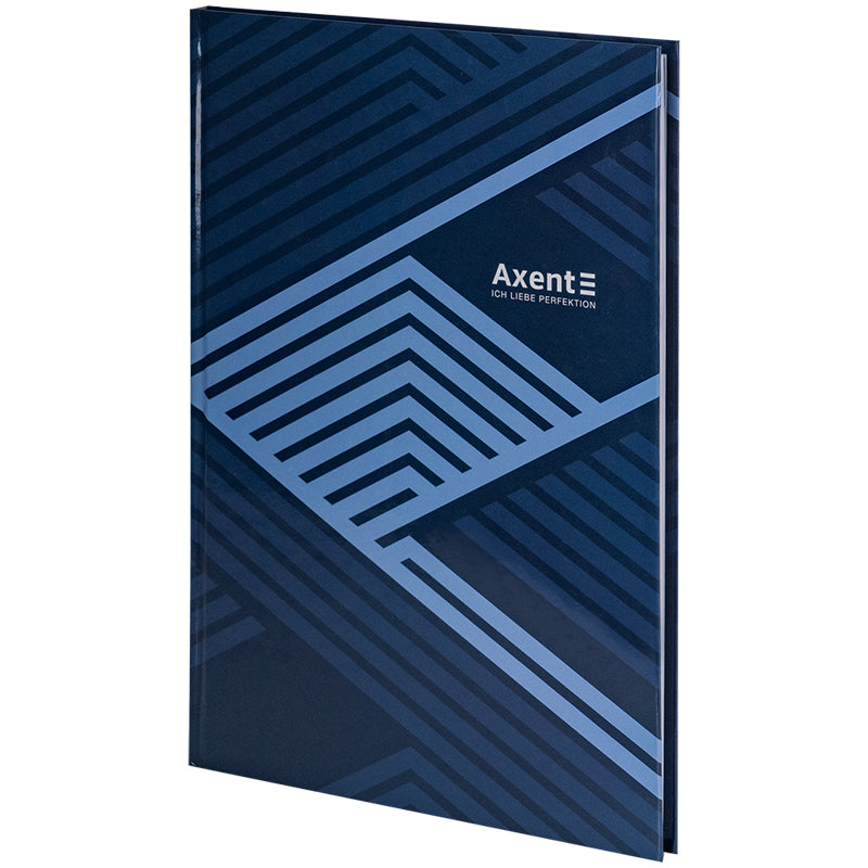 Книга записная Axent Lines 8422-581-A, А4, 96 листов, клетка, синяя