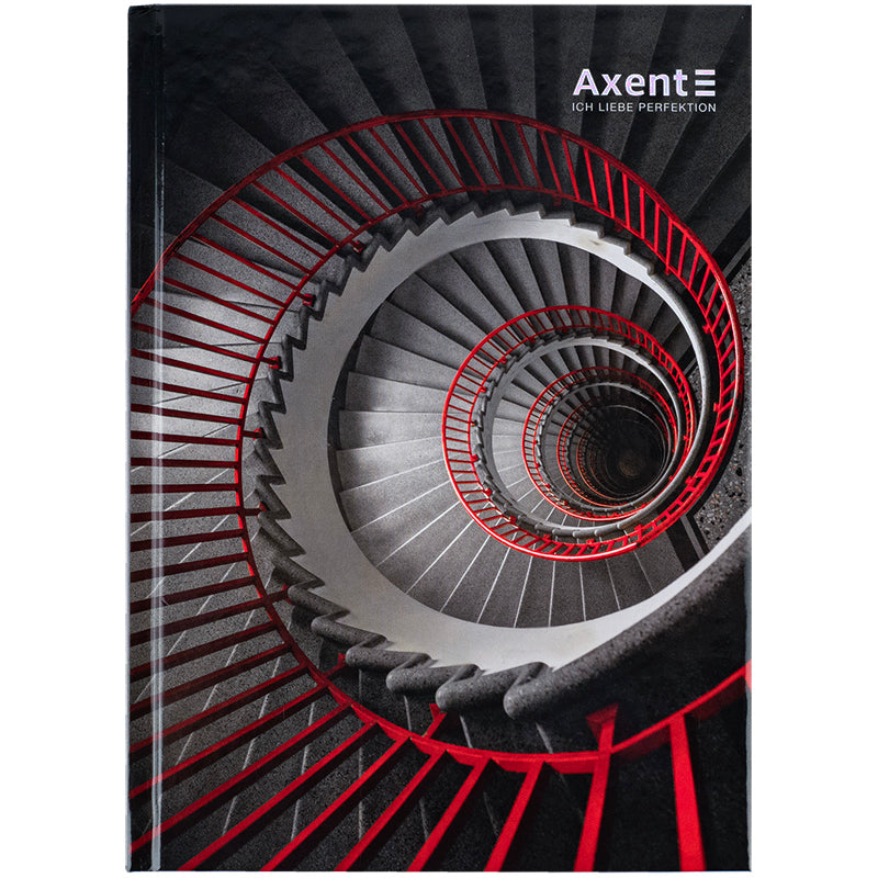 Книга записная Axent R&B Ladder 8457-6-A, А5, 96 листов, клетка, твердая обложка