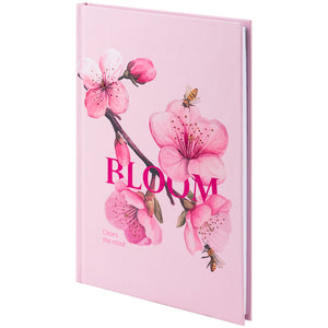Книга записная Axent Bloom 8459-8-A, А5, 96 листов, клетка, твердая обложка