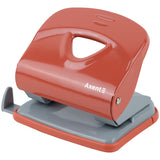 Дырокол для бумаги Axent Exakt-2 3930-28-A, металлический, 30 листов, Earth colors, кораловый