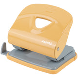 Дырокол для бумаги Axent Exakt-2 3930-26-A, металлический, 30 листов, Earth colors, желтый