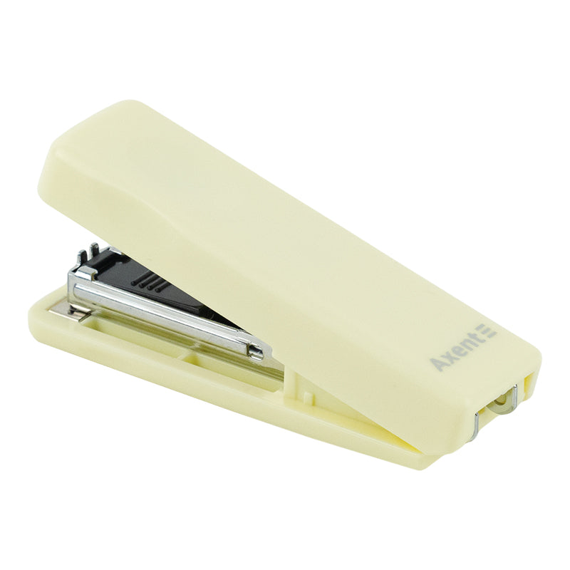 Степлер канцелярський №10/5 Axent MINI 4910-08-A, пластиковий, 10 аркушів, Pastelini, жовтий